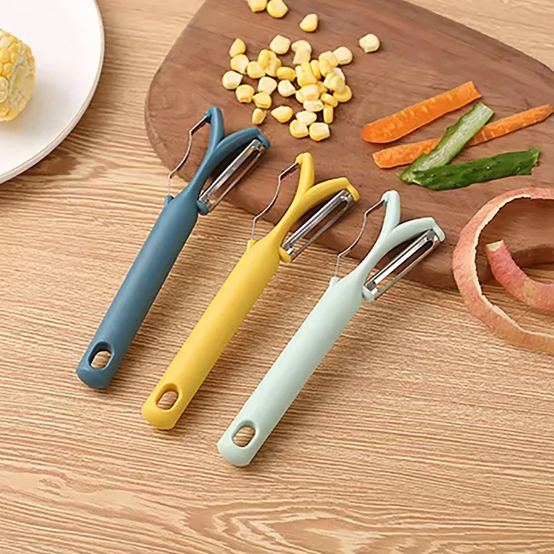 New Wavy Saw Blade Corn Planer Corn Cob Peeler Stripper Cutter Thresher Remover Kitchen Tool Cucumber Potatoes Vegetable Peeling