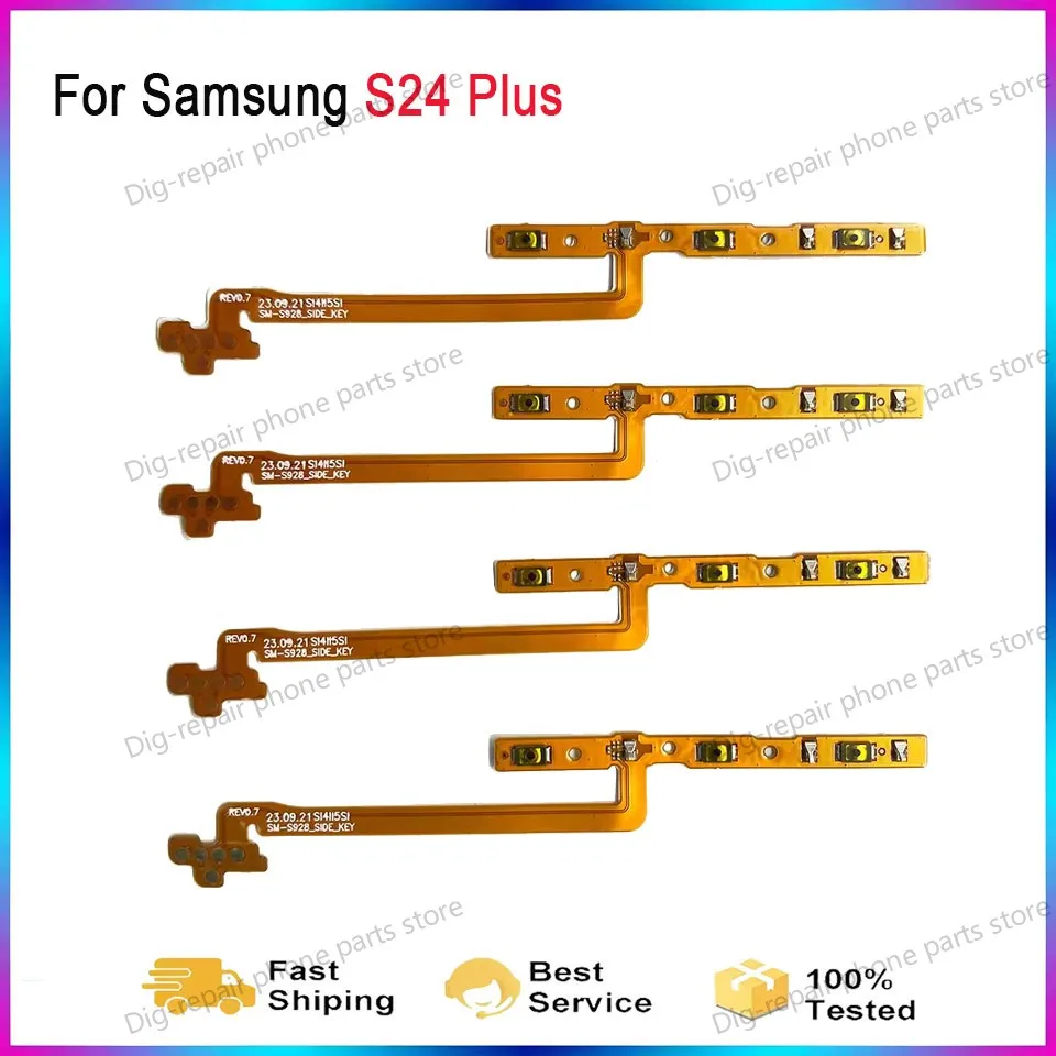 Top Power Switch On/Off Button Volume control Key Button Flex For Samsung Note 10 Lite 20 Ultra S20 Fe S23 Fe S24 Plus Ultra