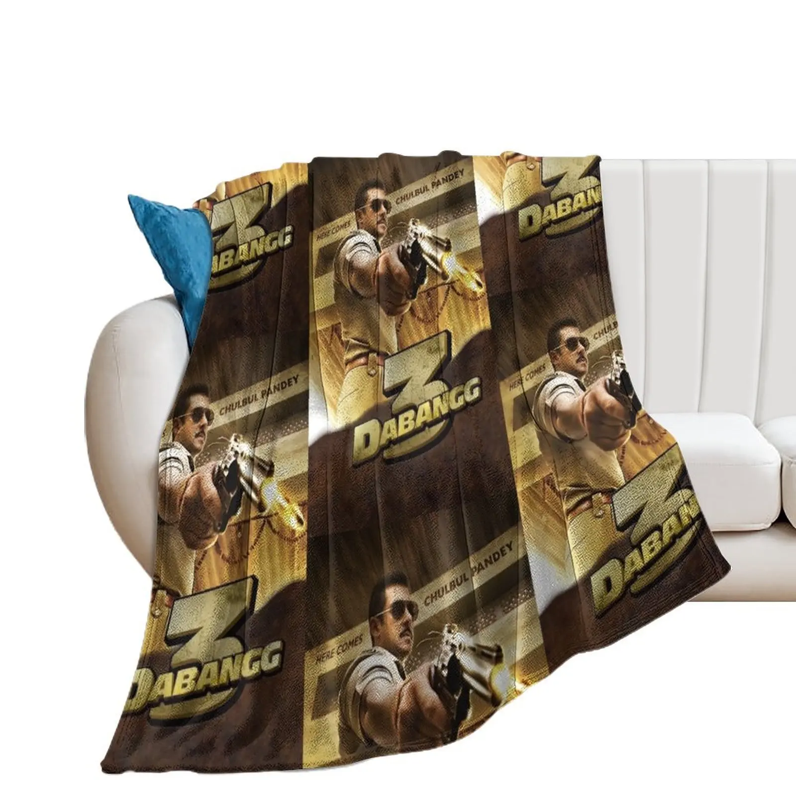 

Dabangg 3 Throw Blanket For Baby warm for winter Kid'S Blankets