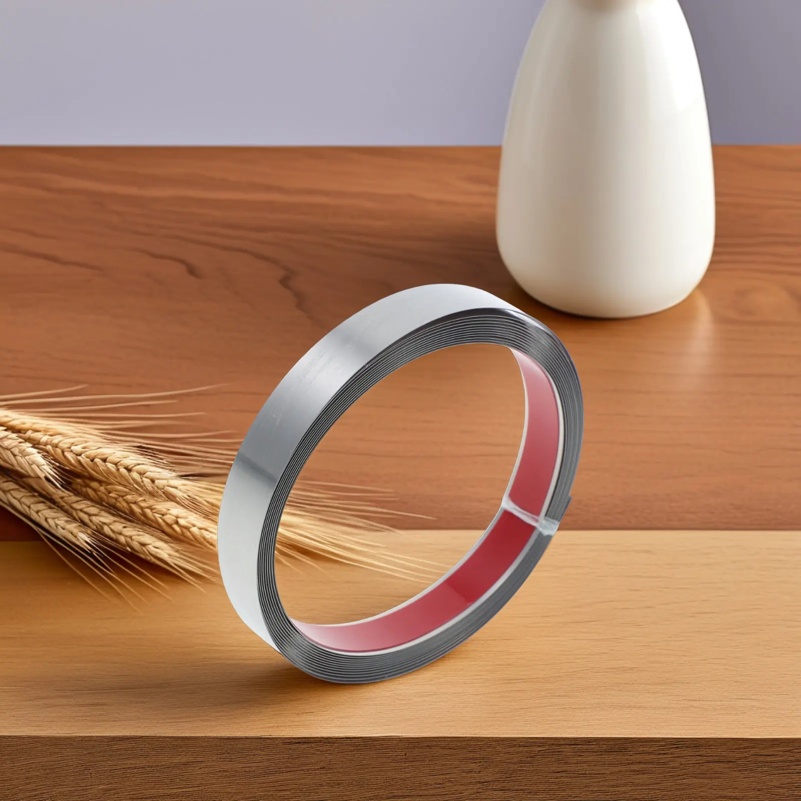 Stainless Steel Peel and Stick Decorative Trim Strip Roll for Walls Ceilings Feature Walls Floors Doors Old Tiles Whiteboards