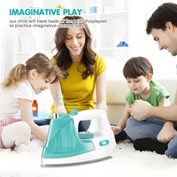 Kids Pretend Play Iron Toy with Spray, Light & Sound Effects for Housekeeping 3