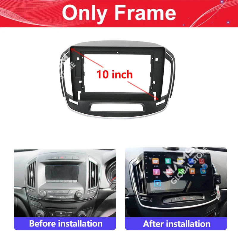 For Buick Regal Opel Insignia 2014-2017 9Inch 10Inch Car Radio Fascias Frame Dashboard Refitting Installation Cable CANBus Box