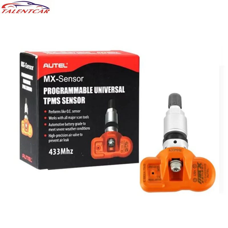 Autel MX-Sensor 433MHZ Universal Programmable TPMS Sensor Specially Built for Tire Pressure Sensor Replacement support TS601