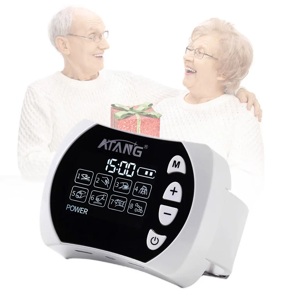 Medical Equipment Digital Blood Glucose Blood Pressure LLLT Laser Wrist Therapy Device for Stroke Rehabilitation