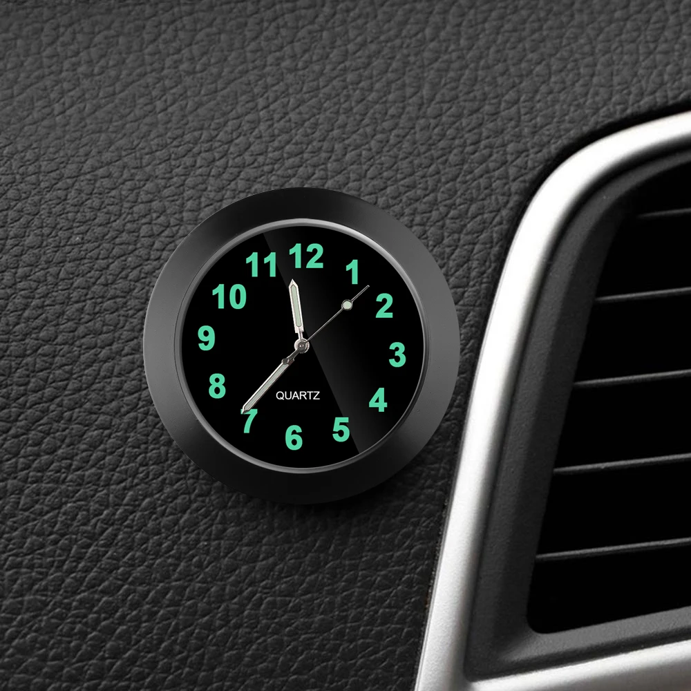 %Car Clock Internal Stick-On Car Accessories For Jeep Grand Cherokee Compass Commander Wrangler Rubicon SAHALA Patriot Renegade