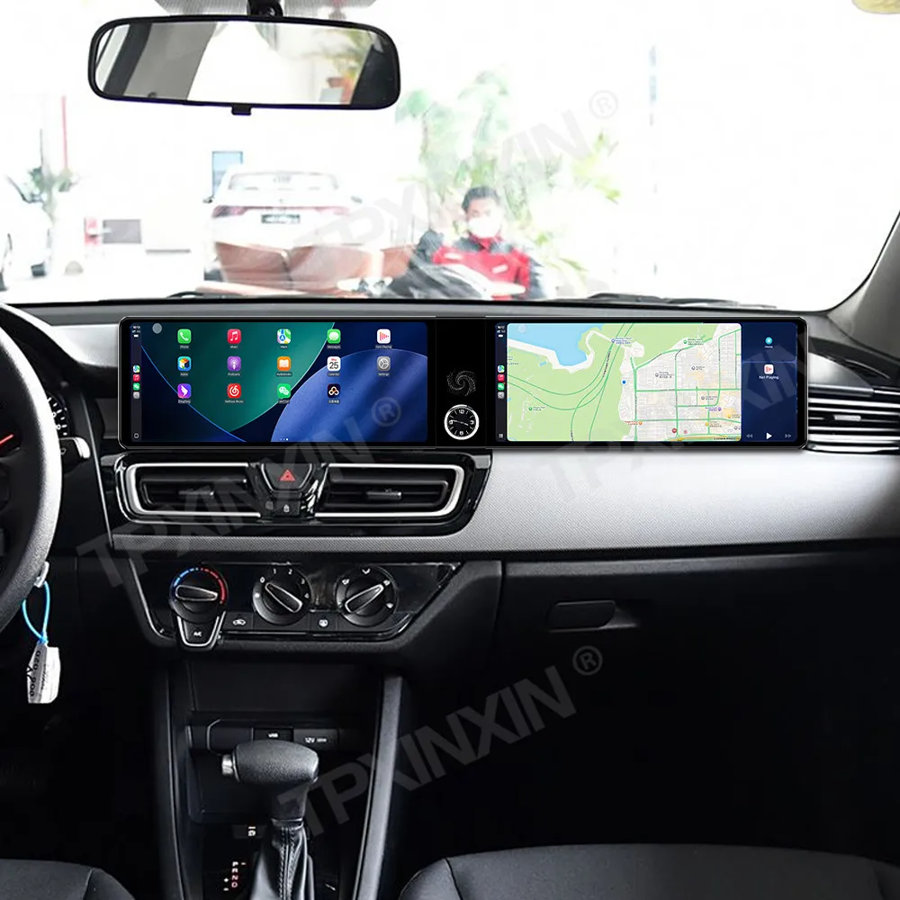 كوالكوم شاشة مزدوجة أندرويد 13 لكيا فورتي 2018 2019 راديو السيارة ستيريو السيارات مشغل وسائط متعددة نظام تحديد المواقع والملاحة رئيس وحدة