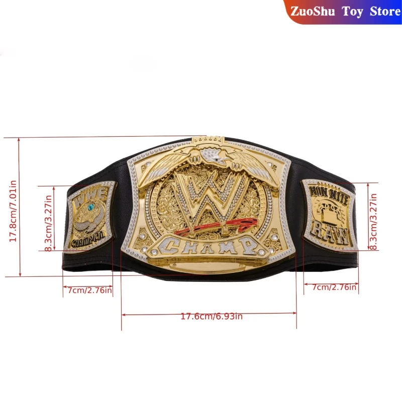 

Gold Wrestling Champion Belt Championship World Heavyweight Champion Occupation Belt Title Gladiators Waistband Home Decoration