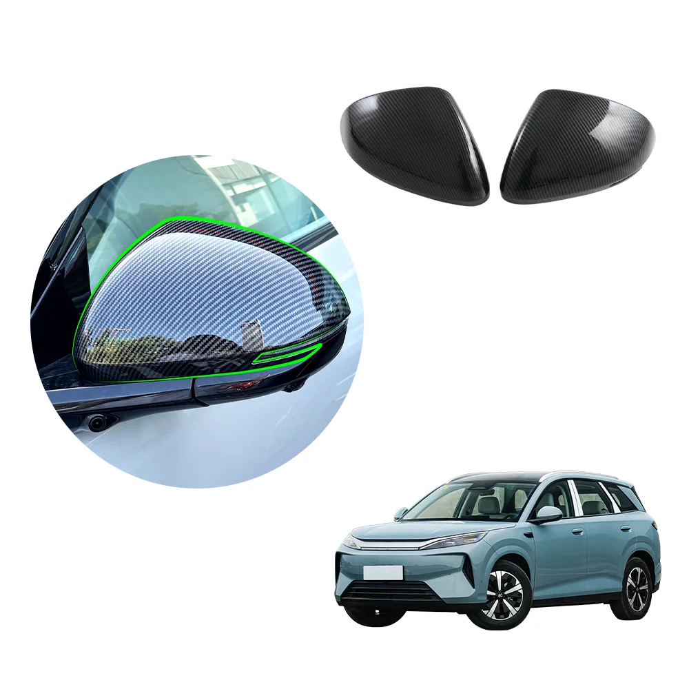 Auto Car Exterior Accessories Side Door Rear View Mirror Cap Anti-Scratch Protector Cover Body Kits for ATTO 3 YUAN PLUS 2026