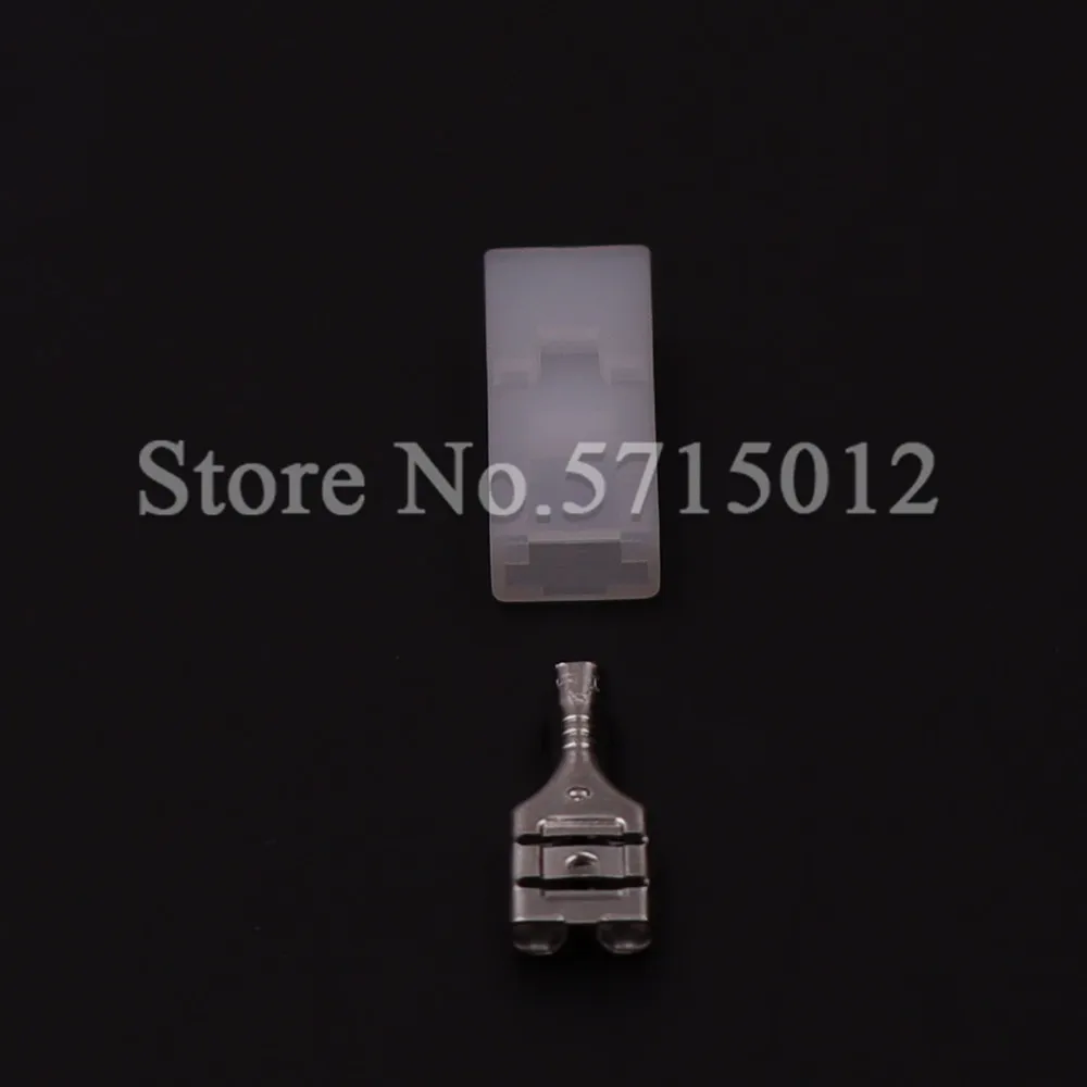 1 Hole 6.3 Series Large Current Vehicle Connector Automotive Wiring Socket Electric Cable Unsealed Plug