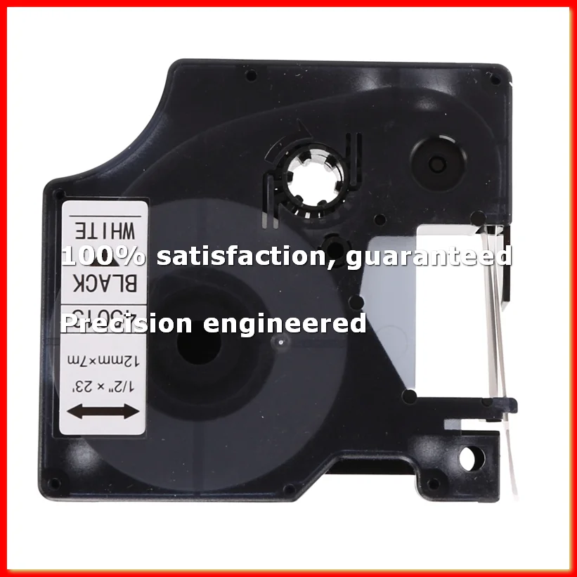

10Pcs Compatible for D1 Label Maker/Tape 45013 Black on White Label Ribbons Compatible for Label Manager 160 210 450 280-A79M