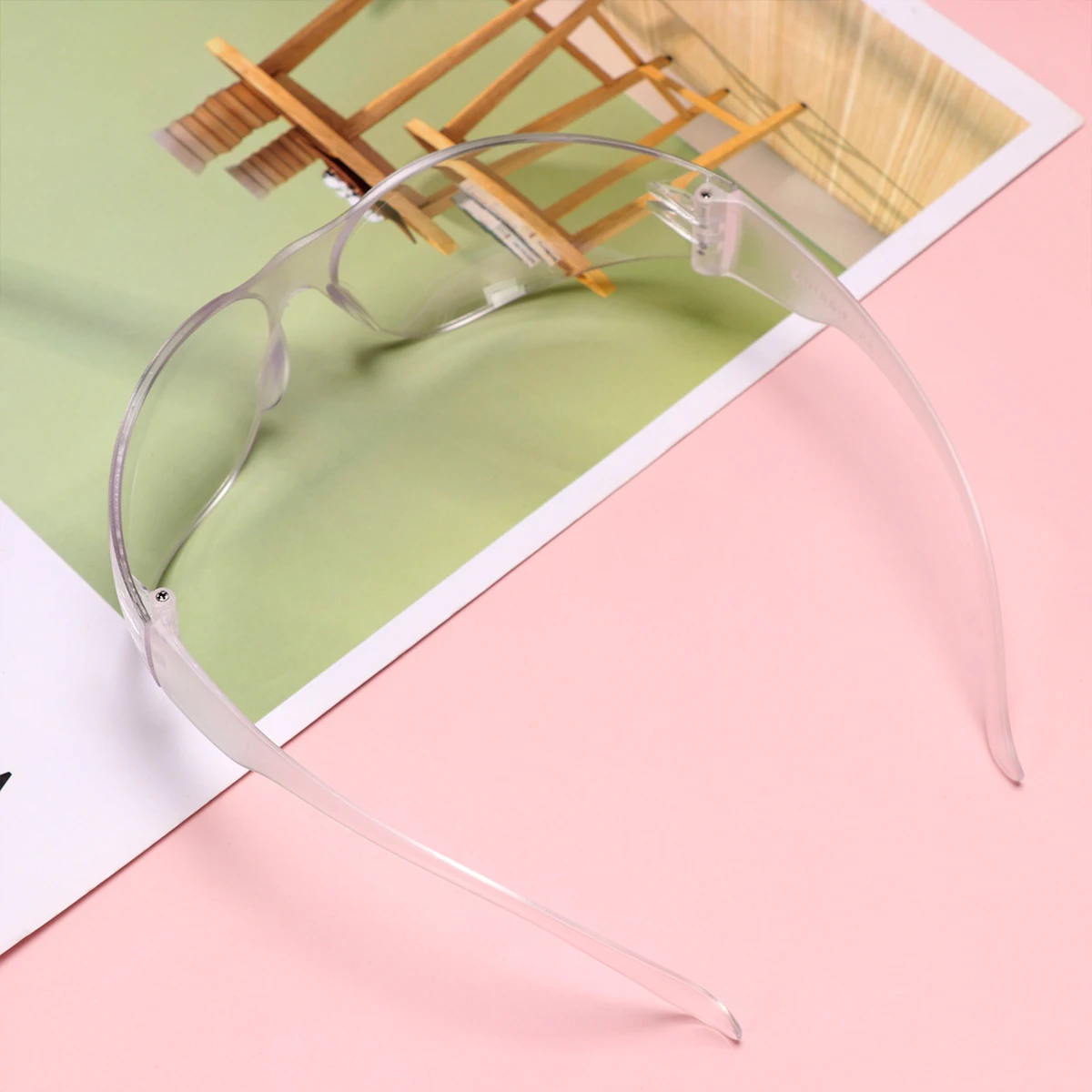 

12pcs Goggles Protective Eyewear Transparent Lens Safety Glasses Dustproof Anti Spittle Industrial Metalworking Welding