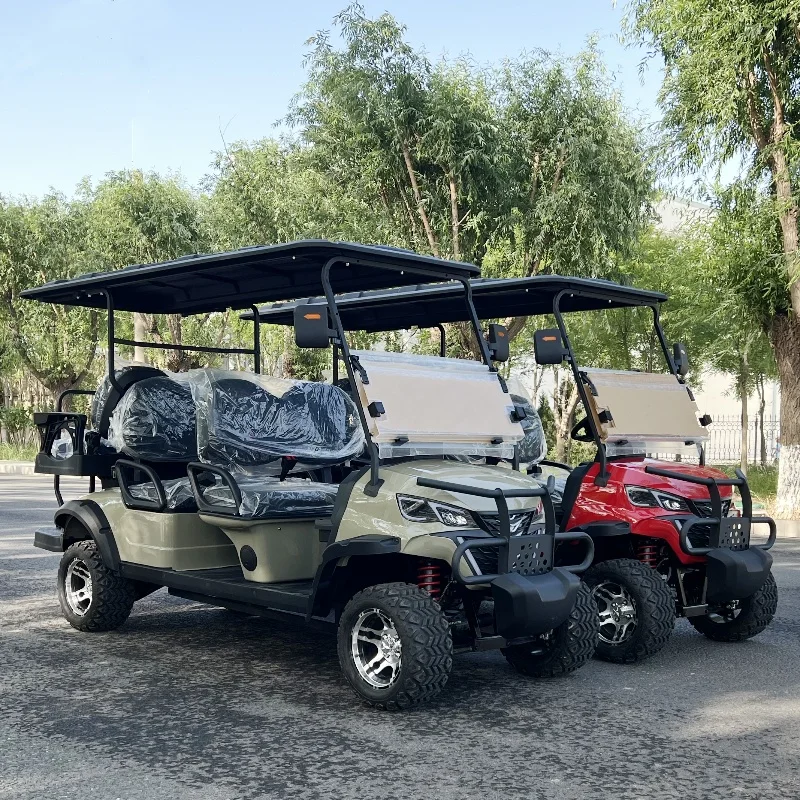 

Wholesale Price 6 Seaters Electric Golf Cart Cheap Price Club Car Golf Buggy Luxury 6 Seats Golf Cart