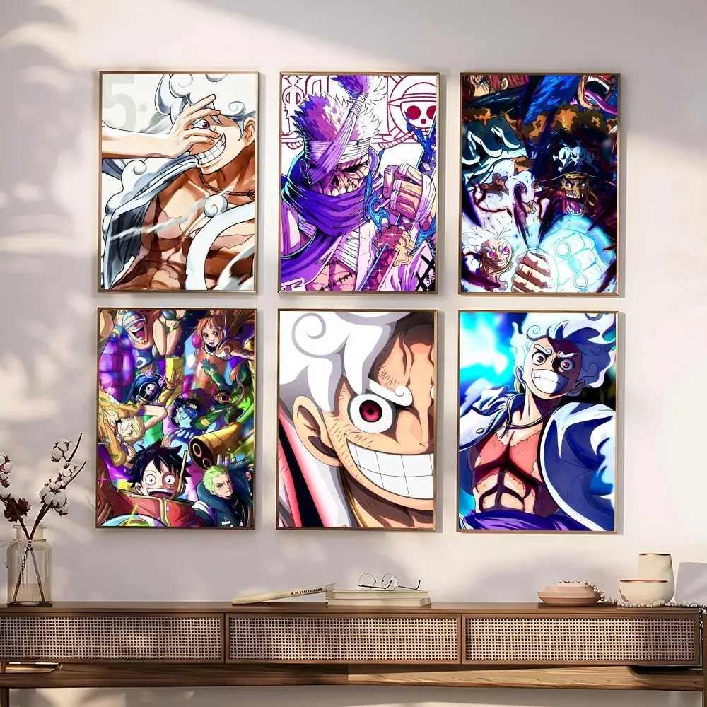 Anime O-one P-piece Poster Paper Print Home Living Room Bedroom Entrance Bar Restaurant Cafe Art Painting Decoration