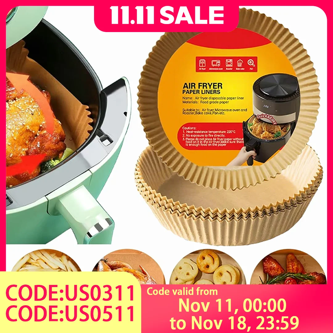 

Пергаментные листы для фритюрницы — антипригарные, термостойкие, для выпечки, запекания, легкой очистки, круглые и перфорированные