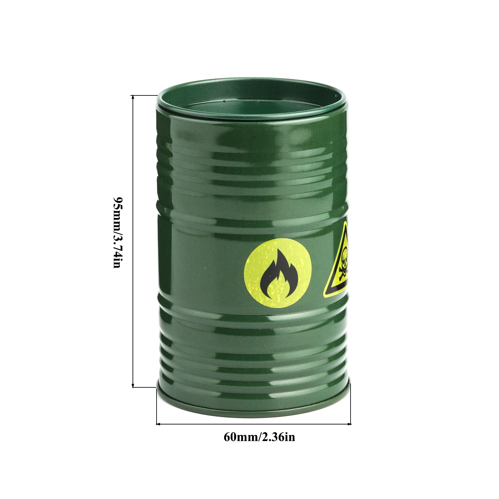 Geformte Dekoration Feuerlöscher Kraftstofftank Schaufel Ölfass für 1/10 RC Crawler Axial SCX10 Capra TRX4 TRX6 Redcat