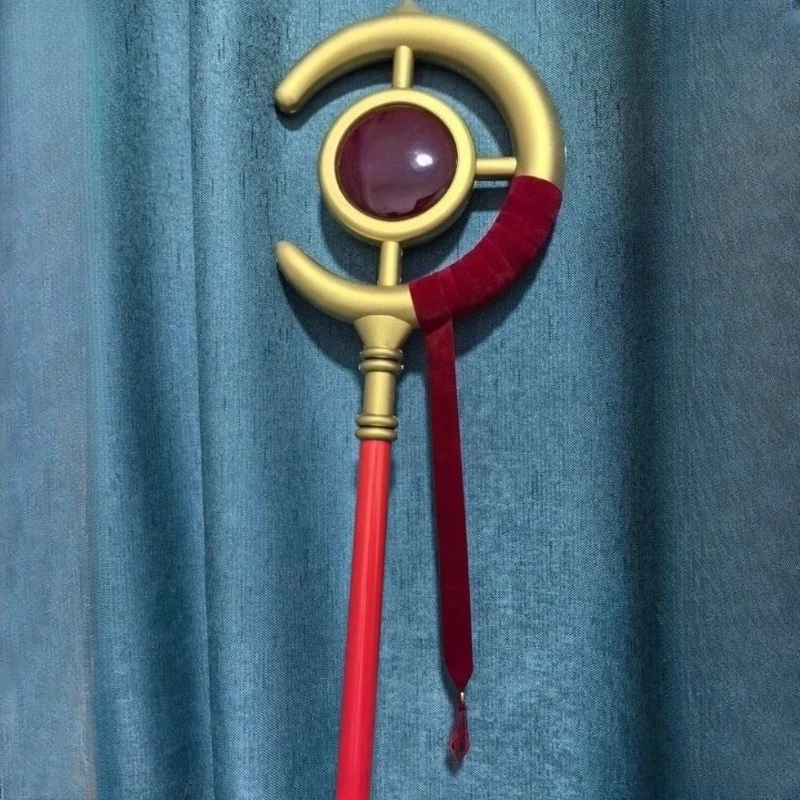 145 سنتيمتر أنيمي الطرفية شخصية اكسسوارات هالوين حفلة تأثيري الدعائم بولي Staff معدات الموظفين 2D أداء الحفلات زي الدعائم