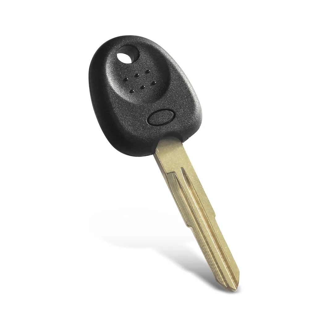 KEYYOU Uncut Car Key Blank Key Shell Case per Hyundai Accent Tucson Elantra Santa Fe i10 Key No Chip Right Blade