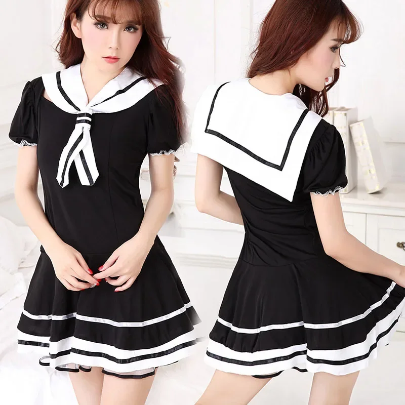 مدرسة فتاة طالب زي المرأة مثير الملابس الداخلية JK لوليتا فستان أنيمي تأثيري بحار موحدة اليابانية Kawaii هالوين لعب الأدوار #3