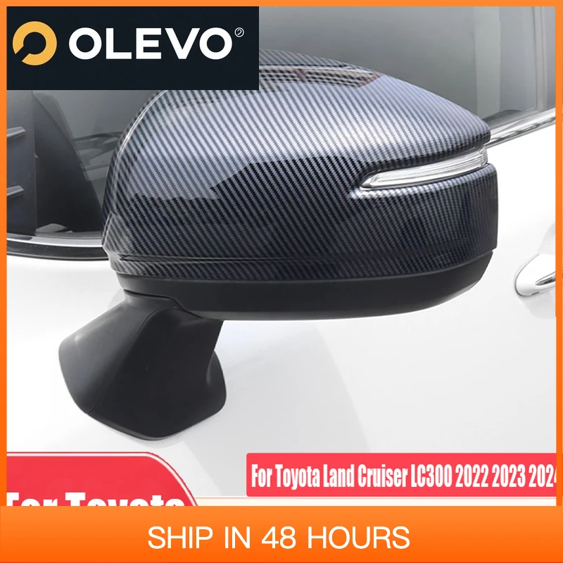 

Новинка для Toyota Land Cruiser LC300 2022 2023 2024, защитная крышка зеркала заднего вида, аксессуары для модификации внешнего вида автомобиля