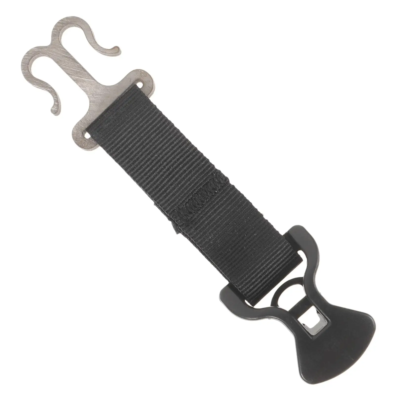 

Tent Accessories Double Adjustable Wind Rope Holder Black Stainless Steel Claw Hook Portable Camping Gear Outdoor Supplies