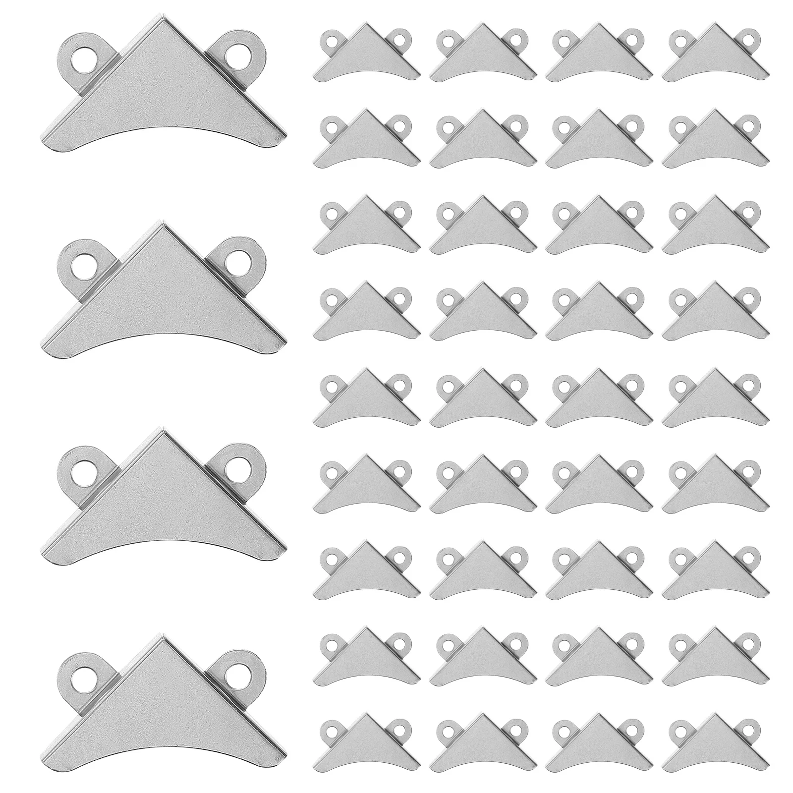 50Pcs Metal L Shape Corner Bra - Home Theater Bathroom ulasan dan harga