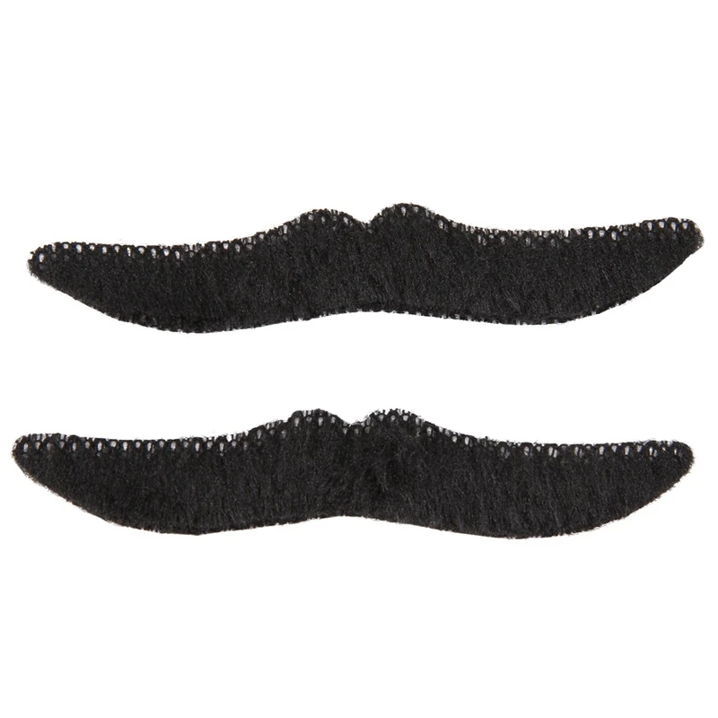 New-72 Pack Self Adhesive Assorted Fake Moustache / Mustache Set Fancy Dress Party Birthday Stylish image 3