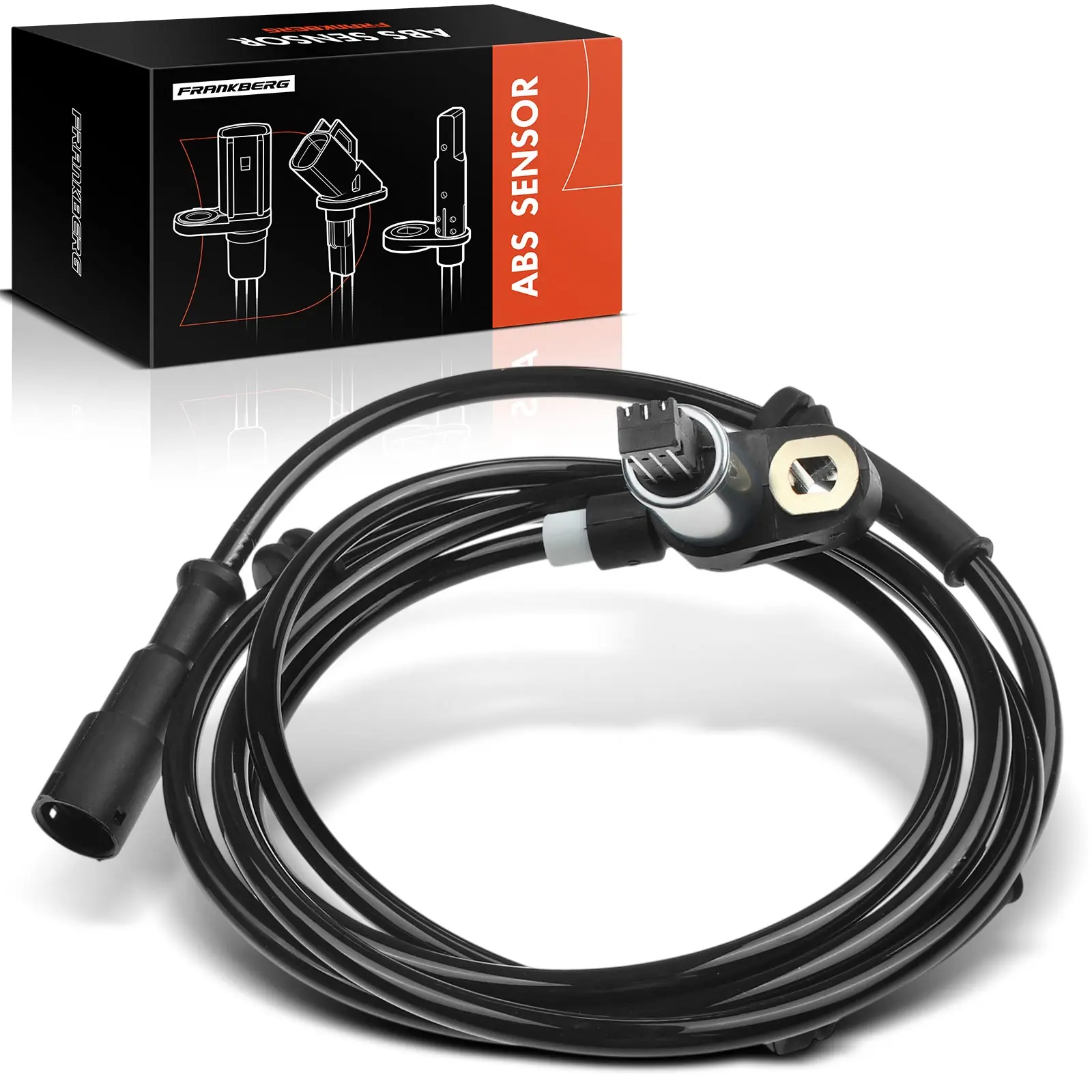 Frankberg 1x ABS Sensor Hinterachse Rechts für Renault Clio II Thalia I 1.2L 1.4L 1.5L 1.6L 1.9L 2.0L 3.0L Bj ab 1998 6000073528