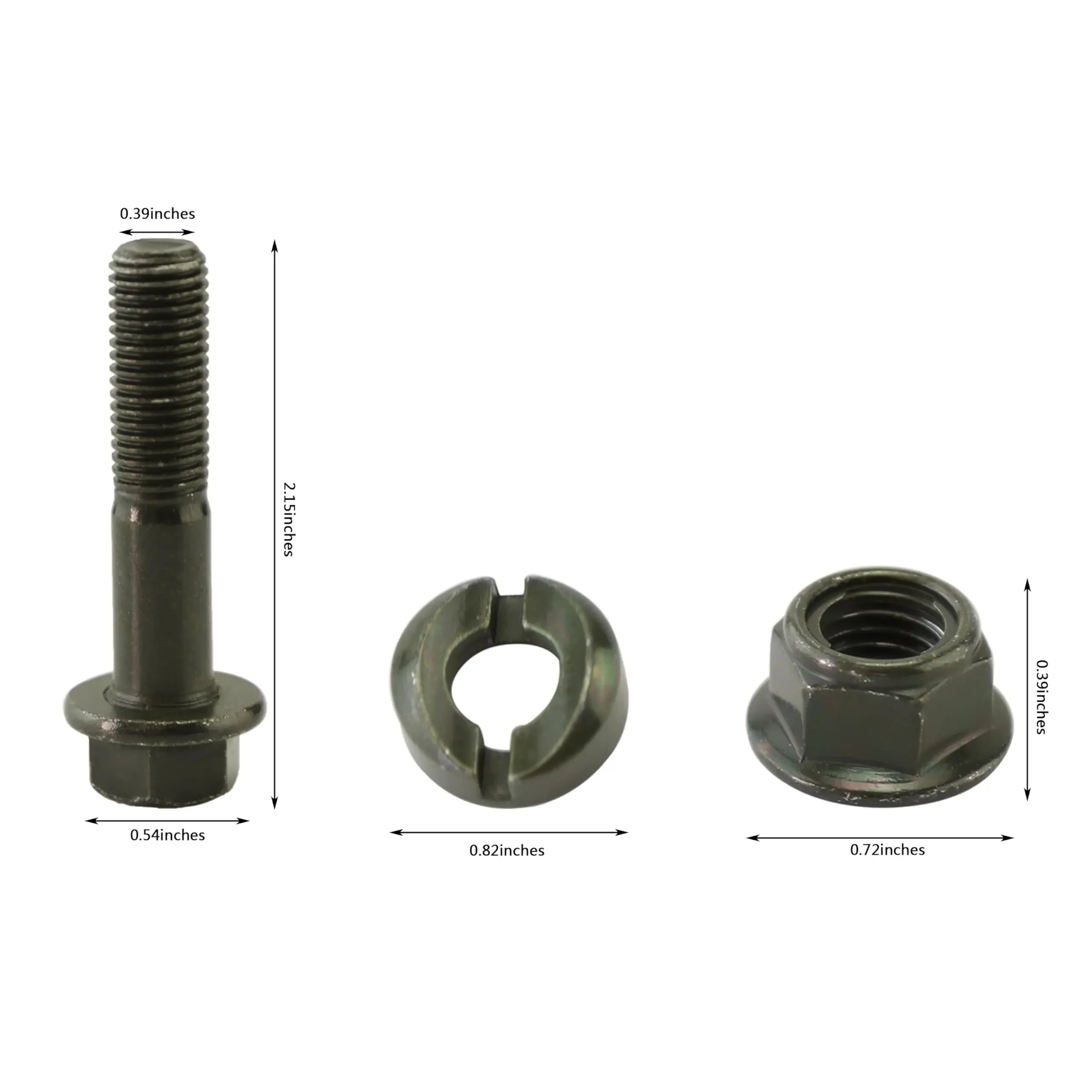 عرافة رئيس عمود التوجيه الربط الترباس مجموعة M10 * 50 مللي متر مع غسالات مكافحة تخفيف تناسب معظم الدراجات النارية سكوتر الدراجات