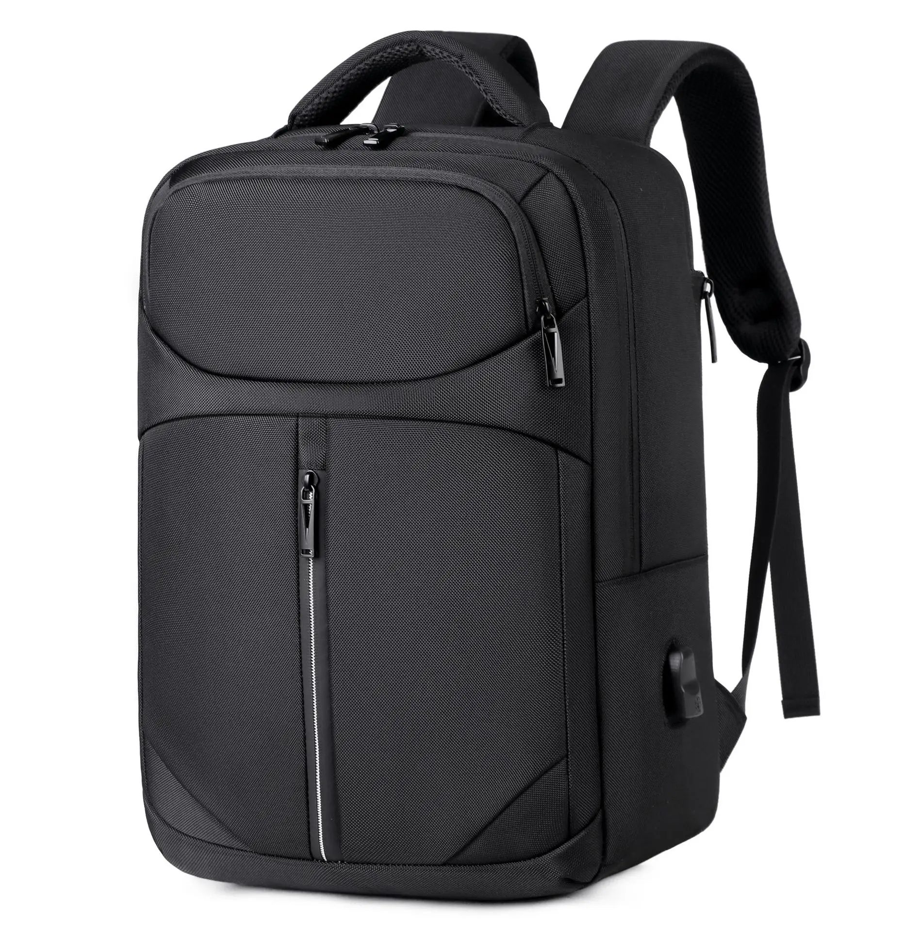 Nova Mochila para Laptop com Carregamento USB, Mochila de Viagem para Homens e Mulheres, Grande Capacidade, Mochila Escolar Ortopédica