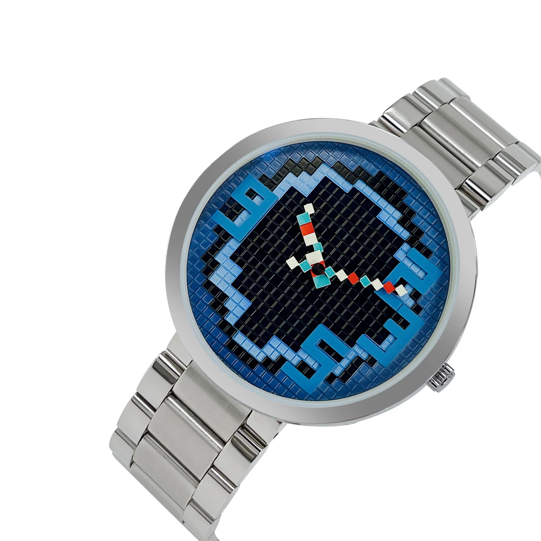 ZH159 Casual and fashionable Men watch mosaic waterproof design quartz watch cool clock gift，watches for man