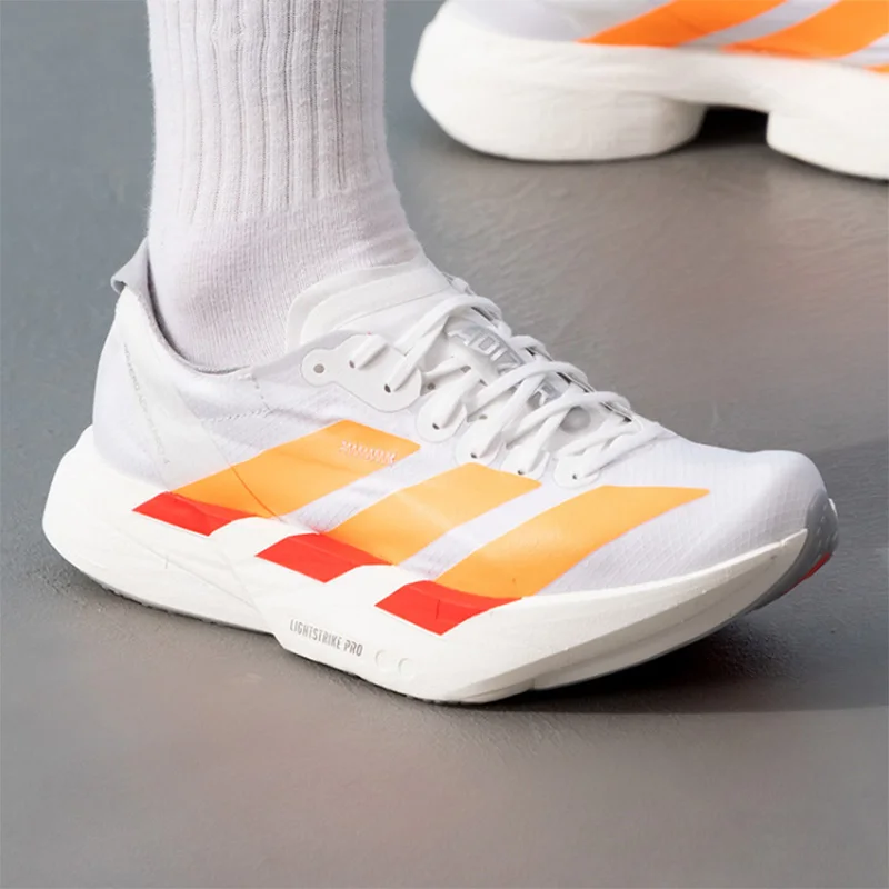 Adidas Speedrunning Shoes Mesh Breathable Marathon Training Women's Cushioned Fitness Shoes JR7087
