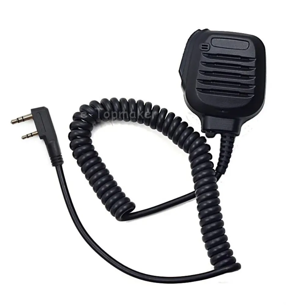 Pro Shoulder Remote Speaker PTT Microphone Mic for Kenwood for Baofeng for QuanSheng for Motorola Two Way Radio as KMC-45