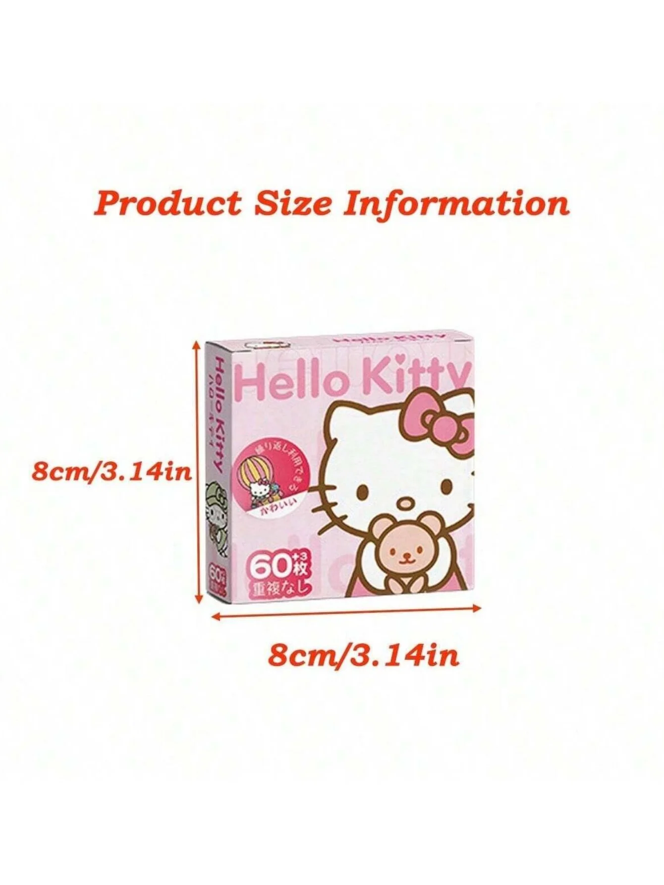 60 قطعة/صندوق ملصقات مرحبا كيتي كورومي سينامورول حساب اليد الكرتون ملصق ديكور ملصق مضاد للمياه هدايا عيد الميلاد #2