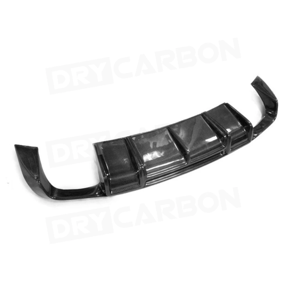 For Audi A3 Sline S3 Hatchback 2014 2015 2016 Carbon Fiber Rear Lip Diffuser Spoiler Back Bumper Hugger Not For A3 Standard