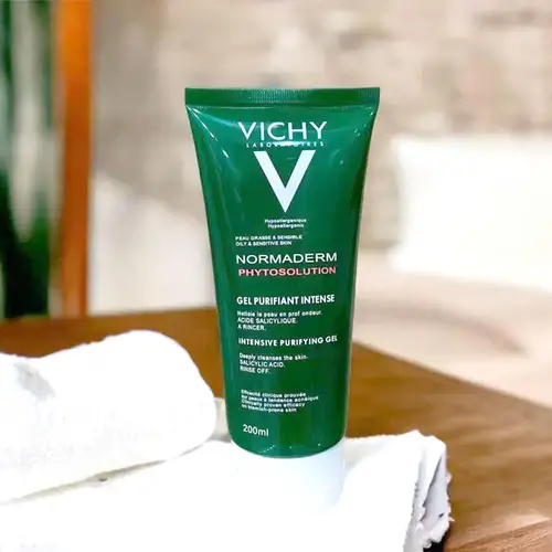 Korwan VICHY Gel purificador antiacné limpiador Facial para eliminación de acné hidratante eliminar el acné suaviza la piel