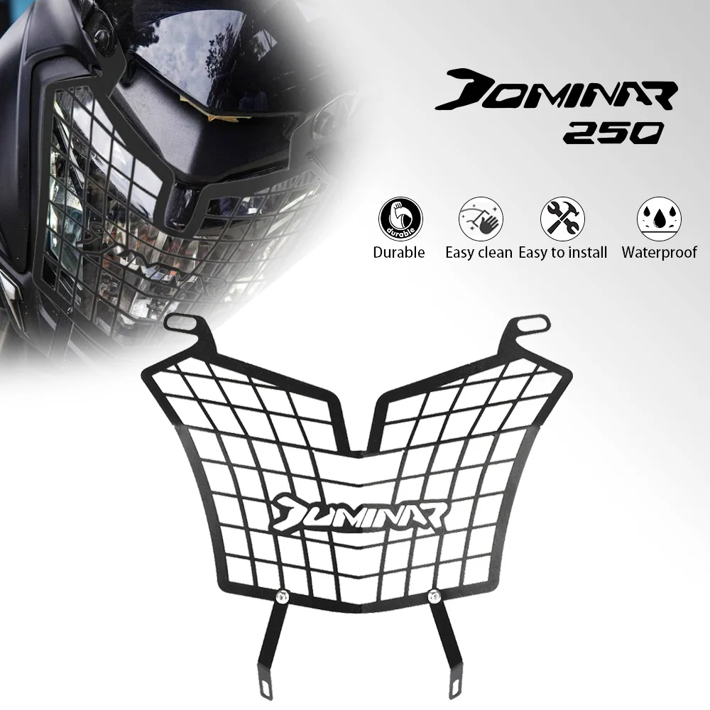 FOR BAJAJ DOMINAR 250 Dominar 400 All YEAR Motorcycle Headlight Protector Guard Grille Cover 2021 2024 2023 2022 DOMINAR 250 400