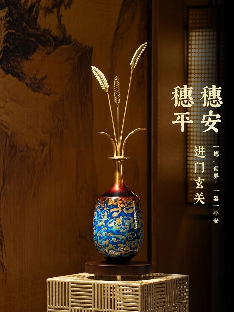 Entrance entrance vertical height new Chinese slender decoration