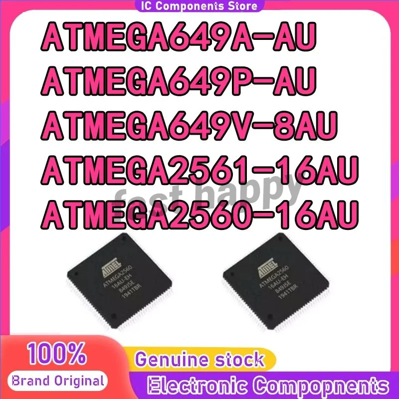 ATMEGA2560-16AU ATMEGA649A-AU ATMEGA649P-AU ATMEGA2561-16AU ATMEGA649V-8AU LQFP-64 IC Chip 100% New Original in stock