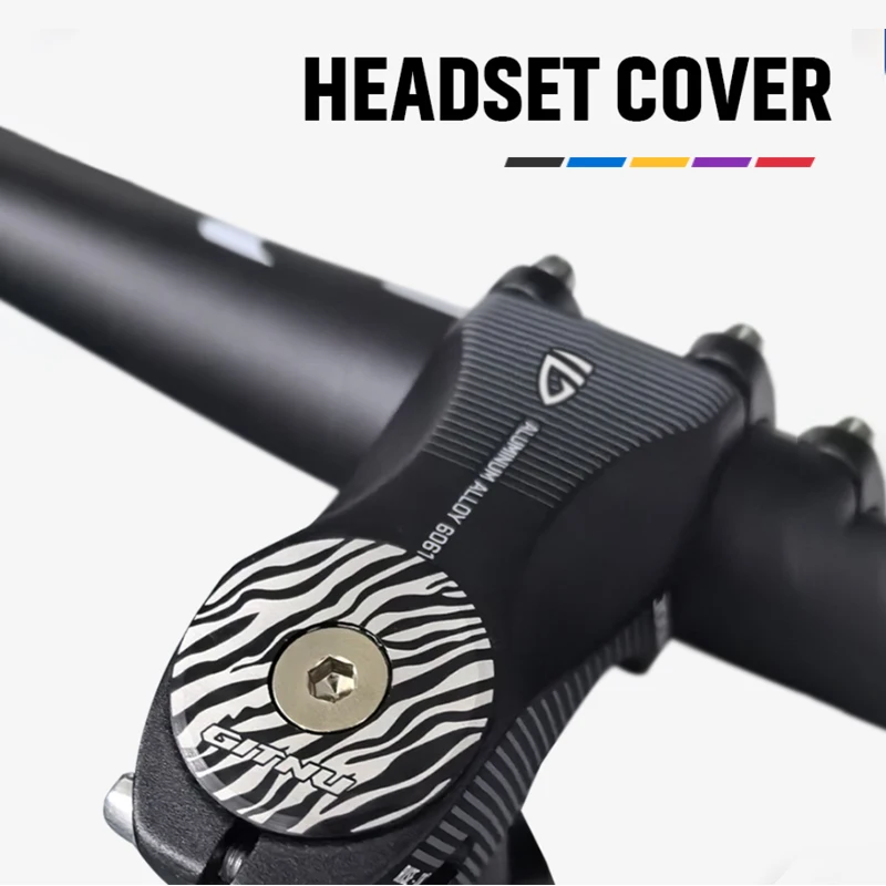 GITNU fit 28.6mm Headset Stem Caps Pack Light Aluminum Alloy with for MTB Bike Road Mountain Bicycle Cycling Parts Accessories