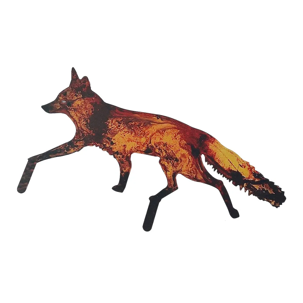 Sign Metal Lawn Stake Outdoor Decorative Animal Ground Ornament Yard Insert Courtyard Decor Stake Ornament