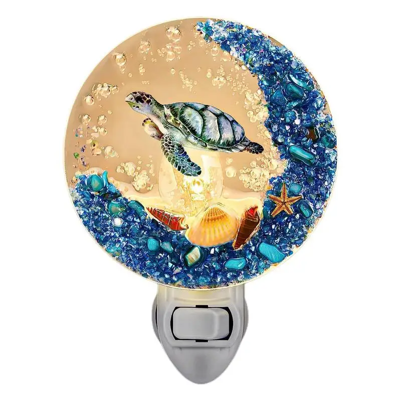 

Подключайте к океану, милые винтажные ночники, подключайте к стене с пляжем, морем, морской тематикой, морскими звездами, морскими ракушками, звездами, ночью