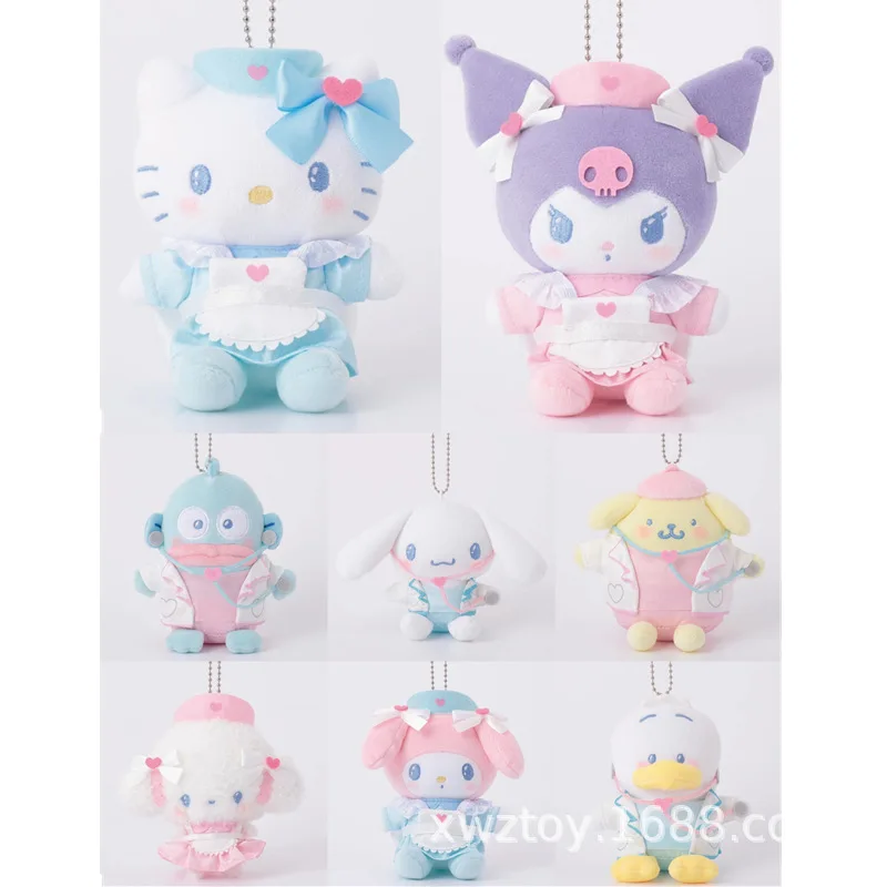 

Kawaii Sanrio Cogimyun Cinnamoroll My Melody Plush Stuffed Doll Keychain Student Canvas Bag & Backpack Suspension Easter Gift