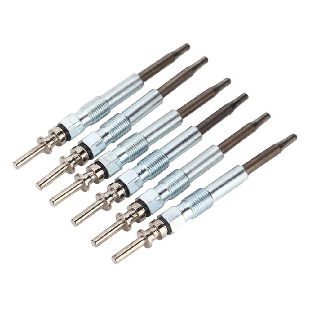 6PCS Glow Plugs 12237786869 0250402002 For BMW E90 E91 325d 330d 335d Diesel Engine Replacement