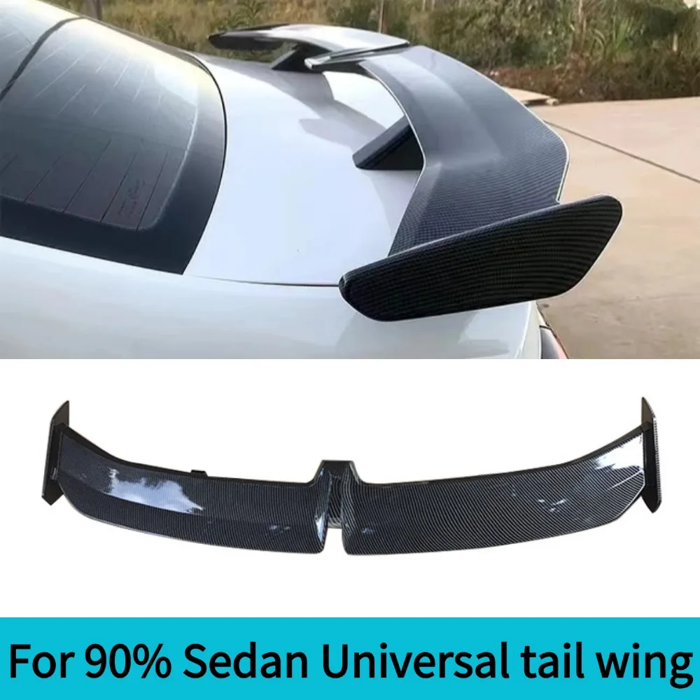 For Universal Pro Style Rear Trunk Spoiler Wing Car Body Accessory Compatible with Honda Benz Hyundai VW Audi BMW 90% Sedans