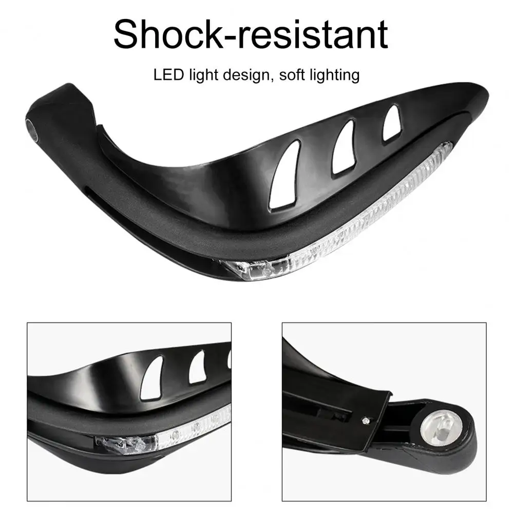 1 Pair Excellent Motorcycle Handguard  Easy Installation Lightweight Hand Protector  Motorcycle Hand Guard Protector