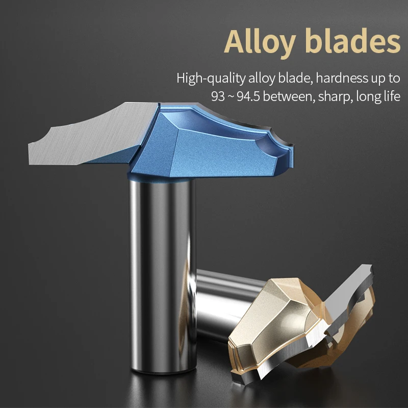HUHAO Cutter Professional 1/2 Shank Woodworking Door Frame Lace Door Frame Router Bit Milling Cutter Wood Carving Tools