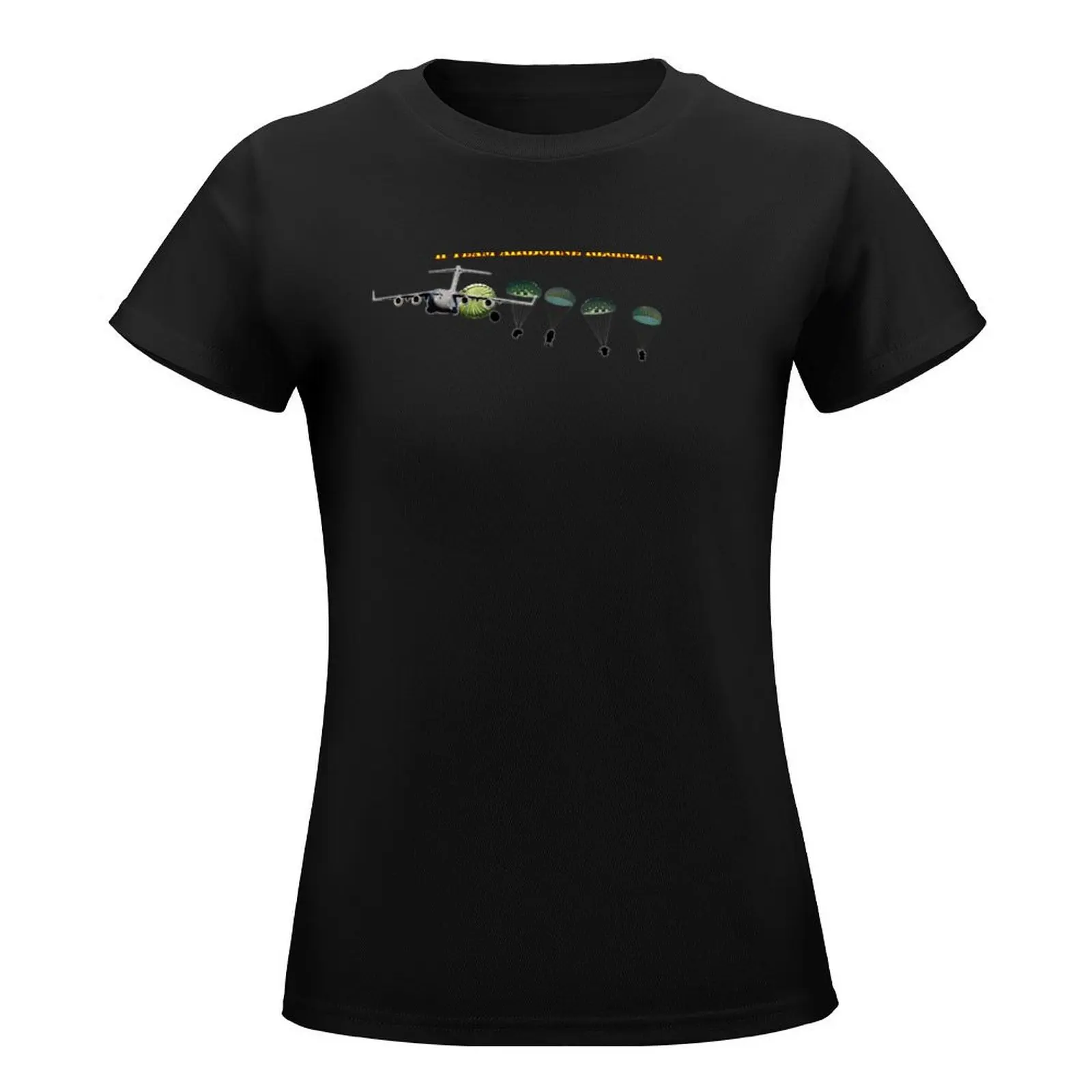 H-TEAM AIRBORNE REGIMENT T-Shirt plus size tops tees shirts graphic tees oversized t-shirts for Women loose fit