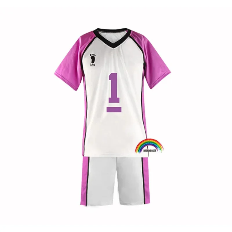 Haikyuu Season 3, трикотаж для косплея Shiratorizawa Academy, униформа Wakatoshi Ushijima Eita Semi Satori Tendo, спортивная одежда, комплекты костюмов
