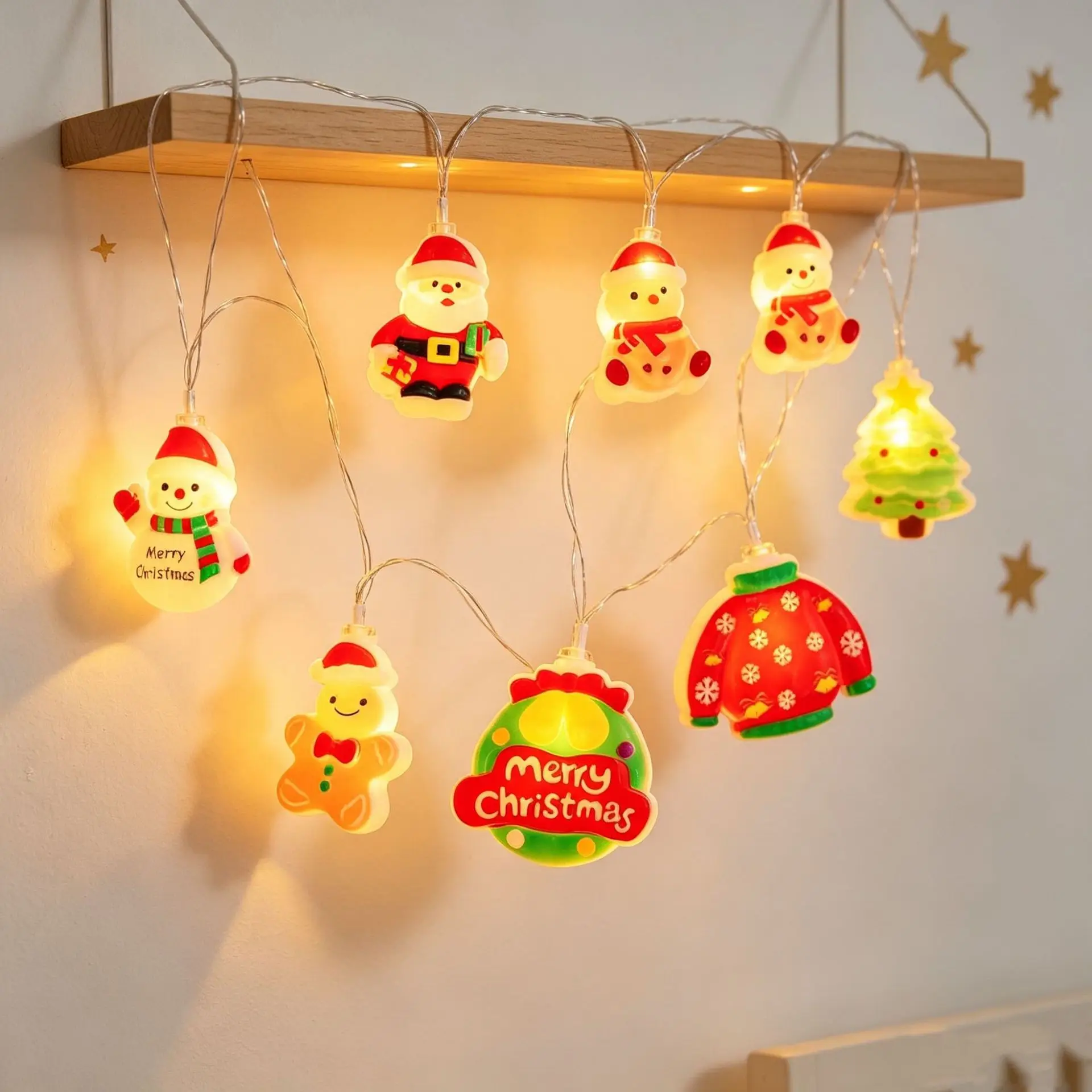 Christmas Globe String Lights, LED Round Ball Fairy Lights, Warm Green Light, Plug‑in Decorative Lights for Xmas Tree Holiday