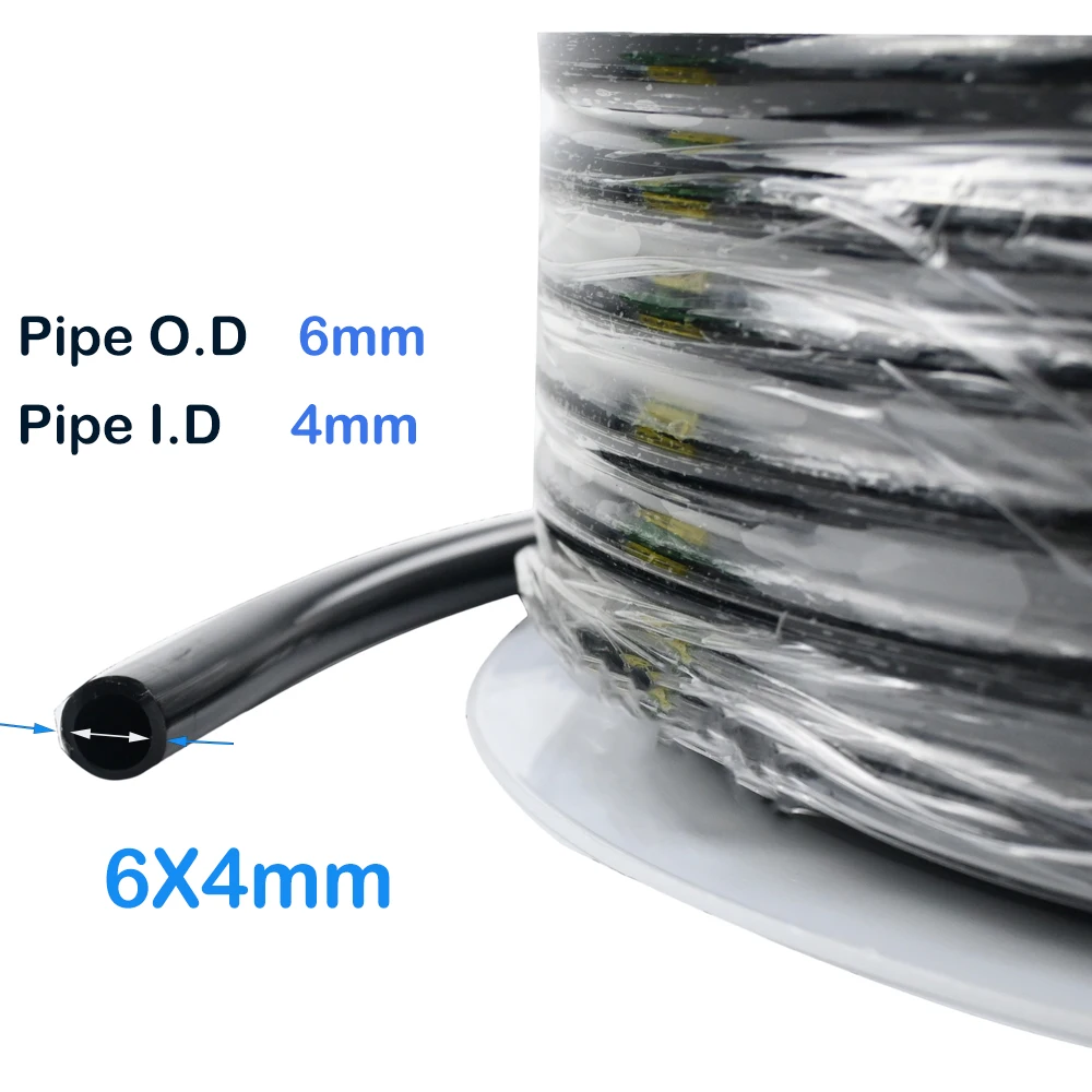 

Multi-Size Transparent Air Tubing Set - 6mm to 12mm, High-Quality PU for Pneumatic and Water Applications